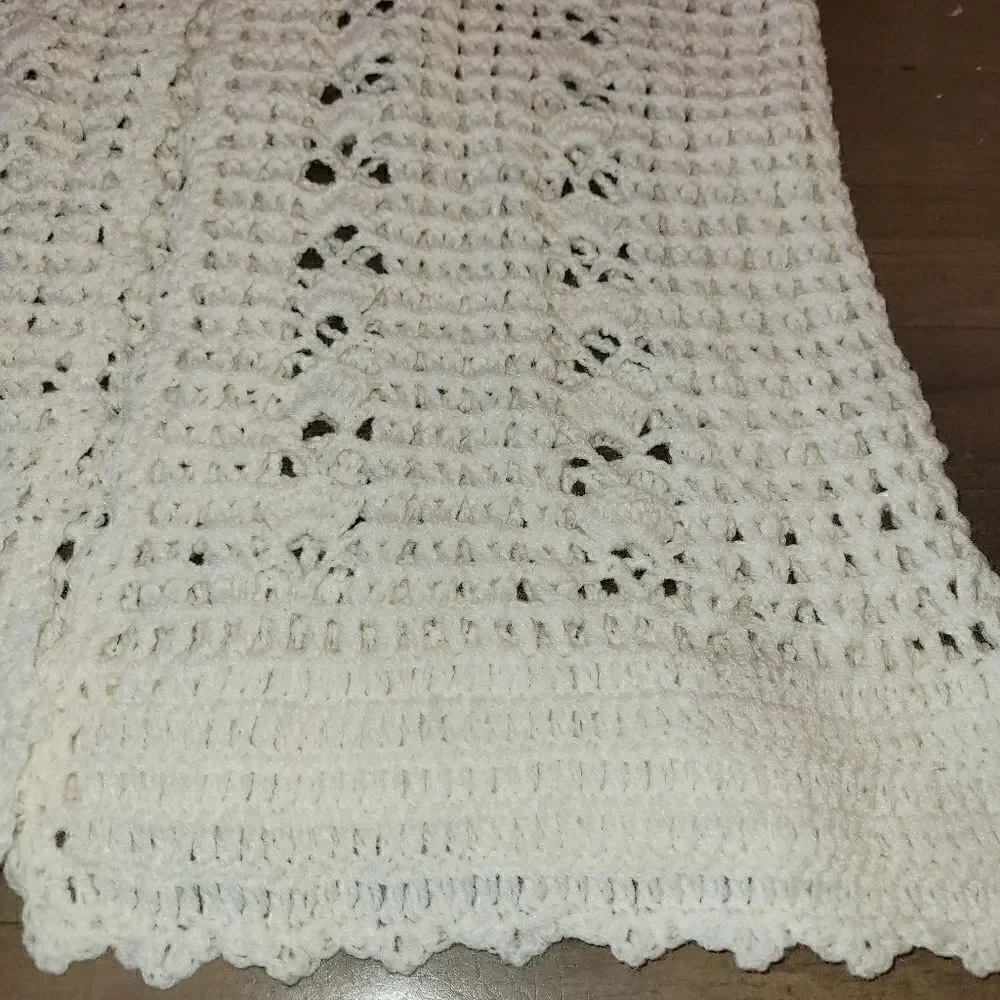 Vintage Handmade Knitted/Crochet Cardigan/Vest